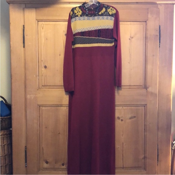 Carole Little Sweater Maxi Dress - Picture 1 of 6